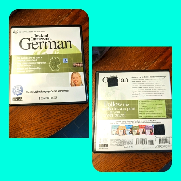 5/$25 instant german immersion, 8- CD learning program NEW - Picture 1 of 3